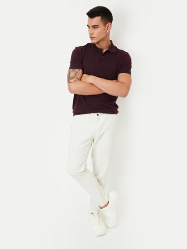 Max Men's Solid Regular Fit T-Shirt