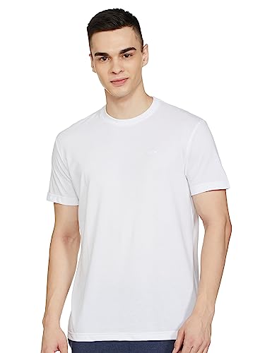 Max Men's Cotton Regular Fit Half Sleeves Crew Neck Solid Lounge T-Shirt