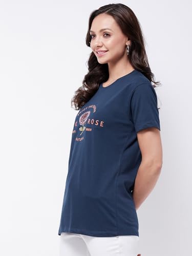 Pivl Women T-Shirts Half Sleeve Printed Round Neck Cotton Blend || Summer wear || Stylish Tshirts for Women