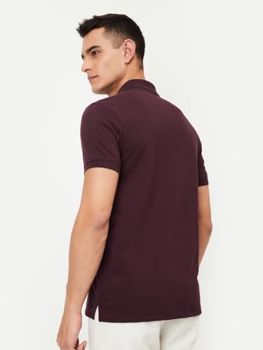 Max Men's Solid Regular Fit T-Shirt