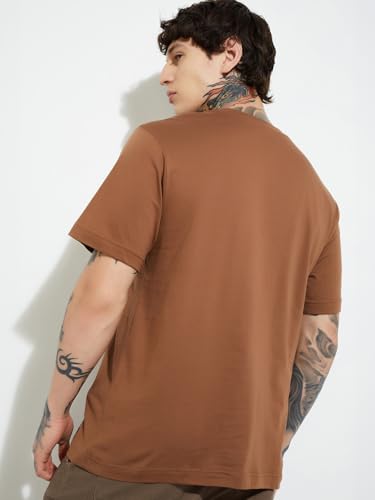 Max URB_N Men Half Sleeves Round Neck Cotton Graphic Print T-Shirt
