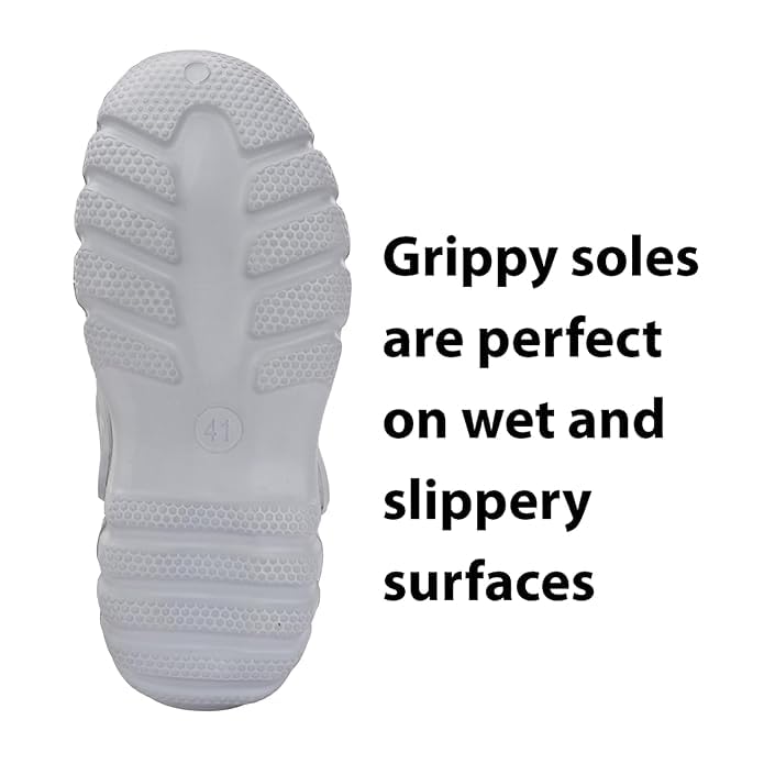 GOLAZO Multi-Color Panda EVA Crocs – Anti-Skid & Breathable