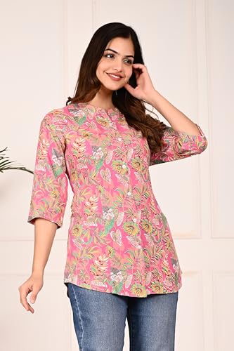 Gudwear Printed Shirt Style Top Women l Stylish Shirt for Girls