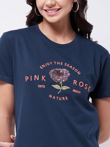 Pivl Women T-Shirts Half Sleeve Printed Round Neck Cotton Blend || Summer wear || Stylish Tshirts for Women