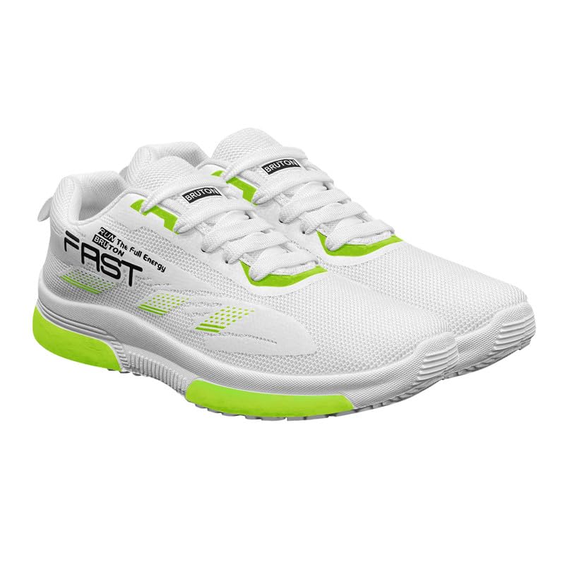 550 Men's White Mesh with Sole of PVC Sports Shoe for Running, Gym and Sports Activity