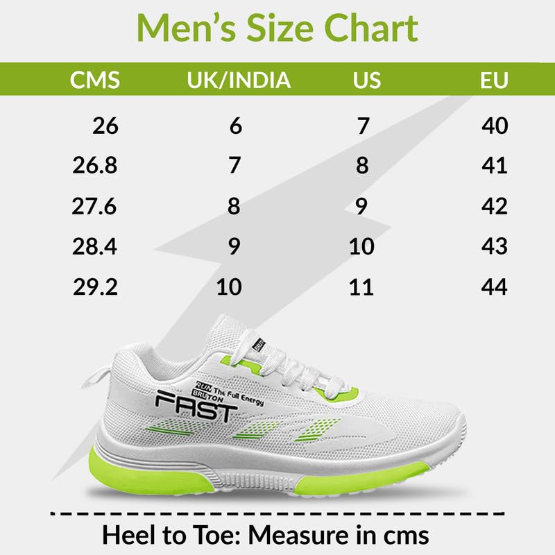 550 Men's White Mesh with Sole of PVC Sports Shoe for Running, Gym and Sports Activity