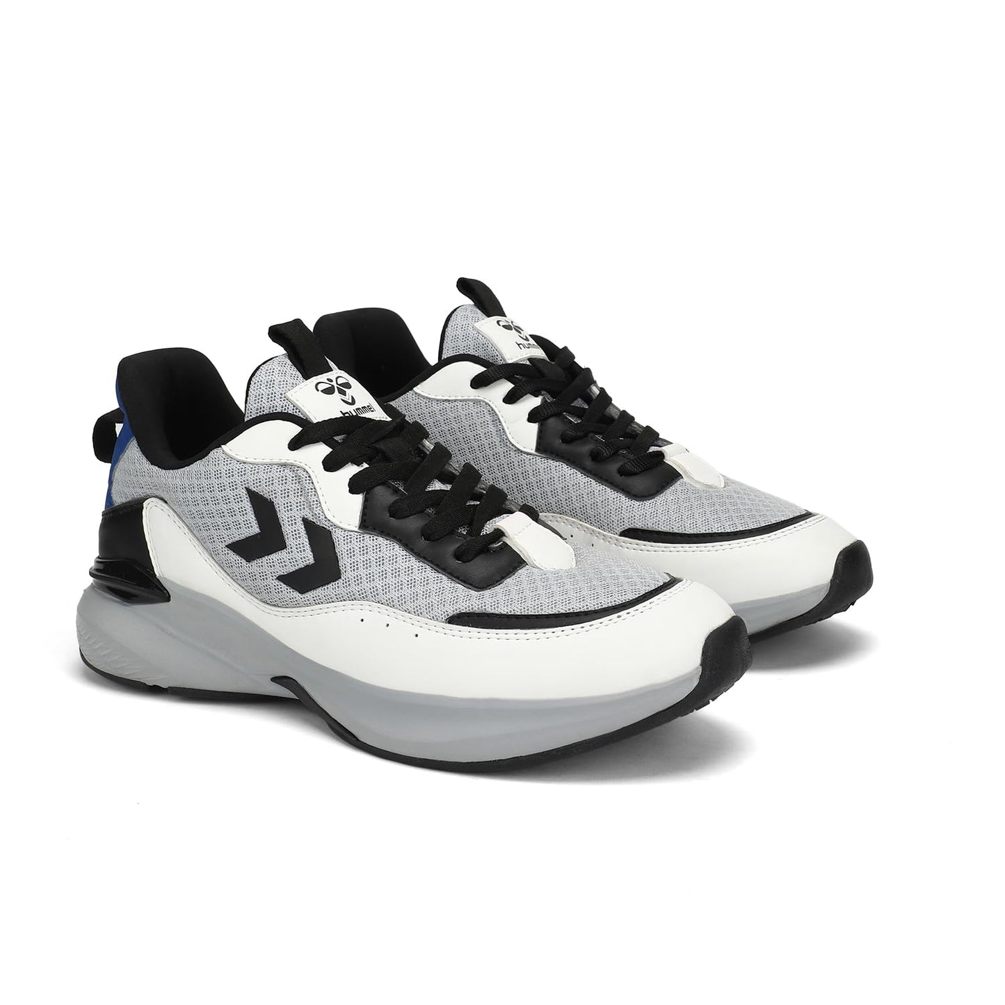 hummel Blaze Lace Up Sports Shoes for Men with Lightweight TPR Sole Comfortable Breathable and Slip Resitant Ideal for Running Walking Gym Trekking Hiking