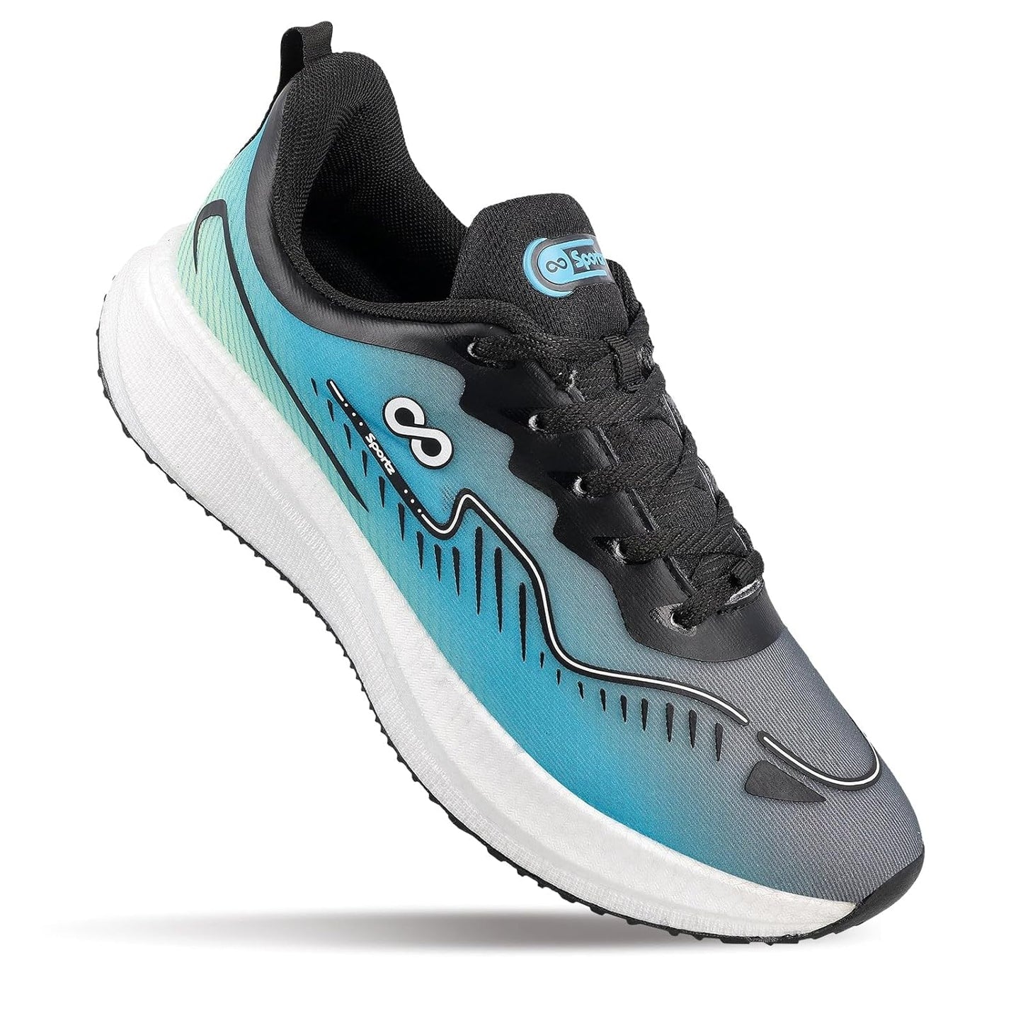 WALKAROO ETPU Sports Shoe for Men's|Perfect for Running, Walking, Gym Training and Outdoor Activities | Breathable Mesh Upper with TPR Outsole | WS9163