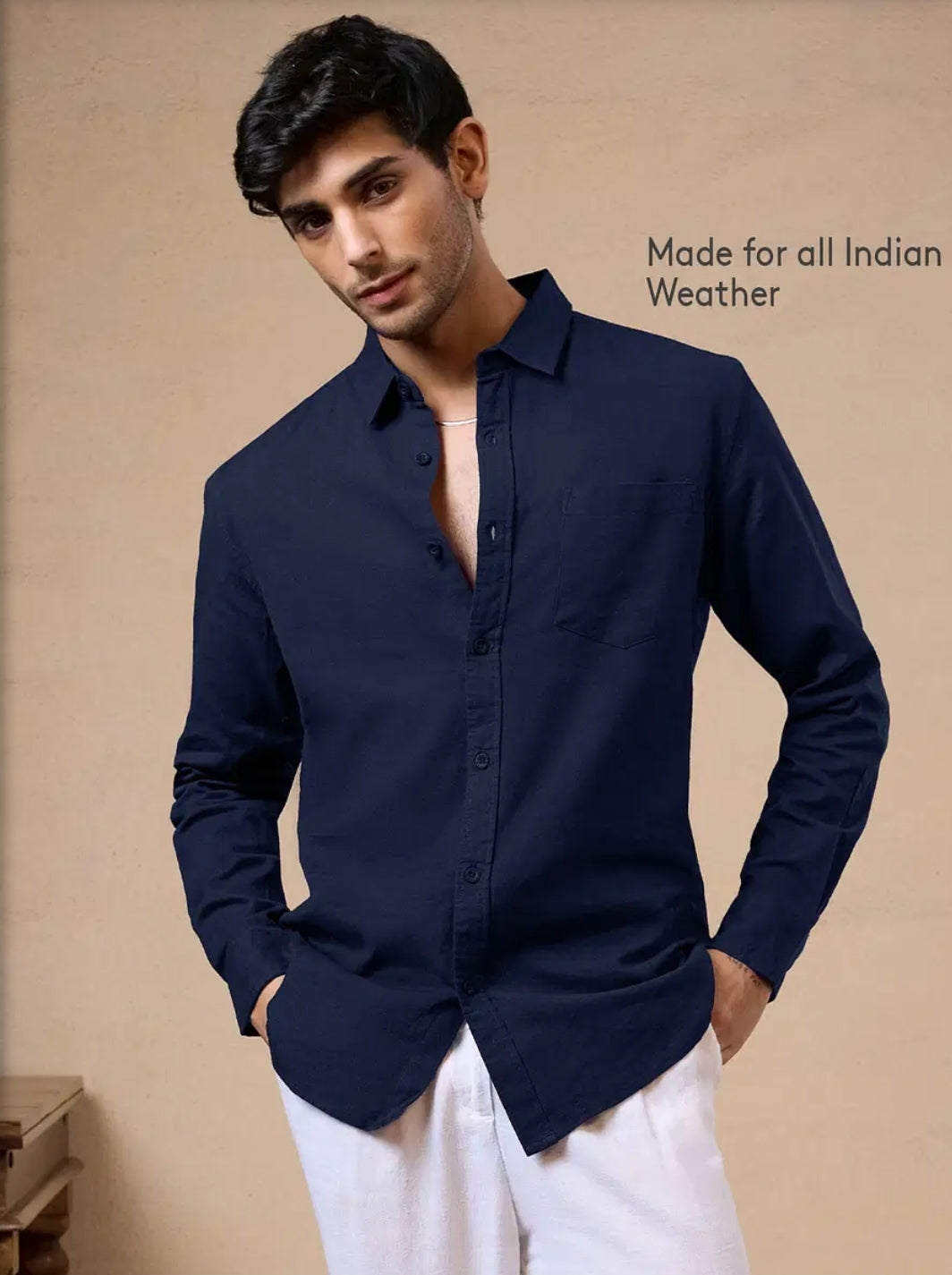 Ultra-Soft Cotton Linen Shirt