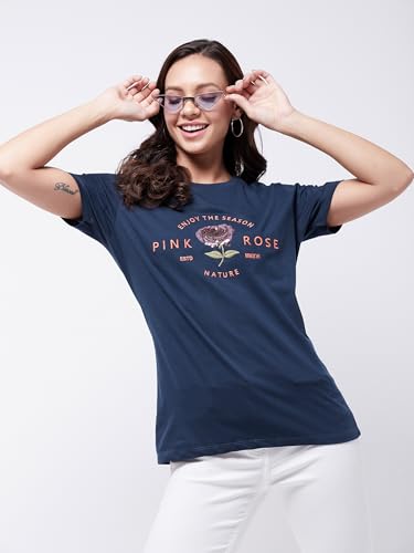 Pivl Women T-Shirts Half Sleeve Printed Round Neck Cotton Blend || Summer wear || Stylish Tshirts for Women