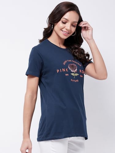 Pivl Women T-Shirts Half Sleeve Printed Round Neck Cotton Blend || Summer wear || Stylish Tshirts for Women