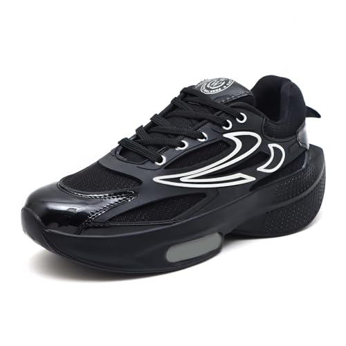 White Walkers Boys' & Men's Flex Essential Walking Running Shoes, Breathable Knit Upper, Natural Rubber Sole, Tuff Surface
