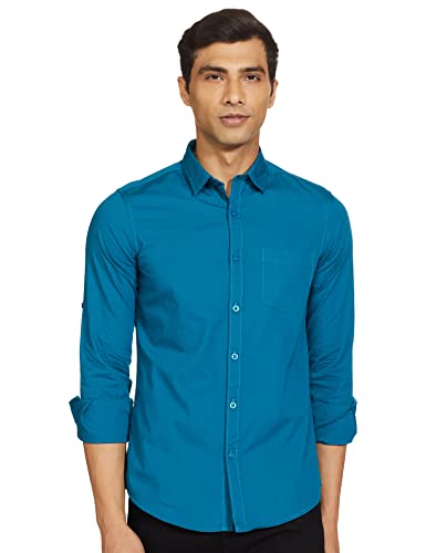 Amazon Brand - Symbol Men's Cotton Regular Fit Shirt