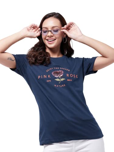 Pivl Women T-Shirts Half Sleeve Printed Round Neck Cotton Blend || Summer wear || Stylish Tshirts for Women