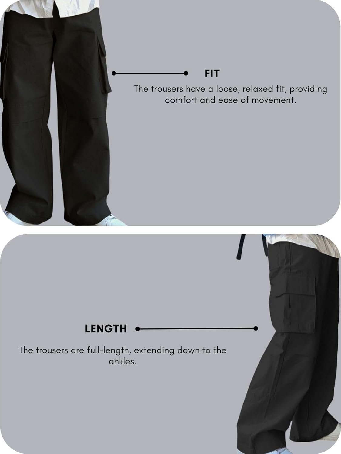 GRECIILOOKS Men Cargo | Men Cargo Pants | Men Cargo Pants Cotton | Cargos for Men | Baggy Cargo Pants for Men | Cargo Trousers for Men