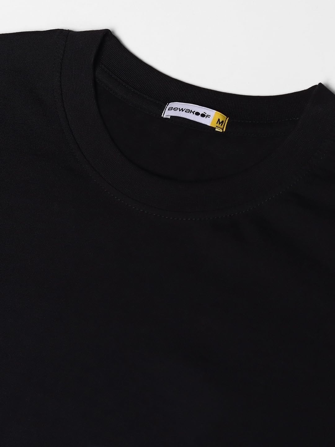 Bewakoof Men's 100% Cotton 220 GSM Graphic Print Oversized Fit Round Neck T-Shirt
