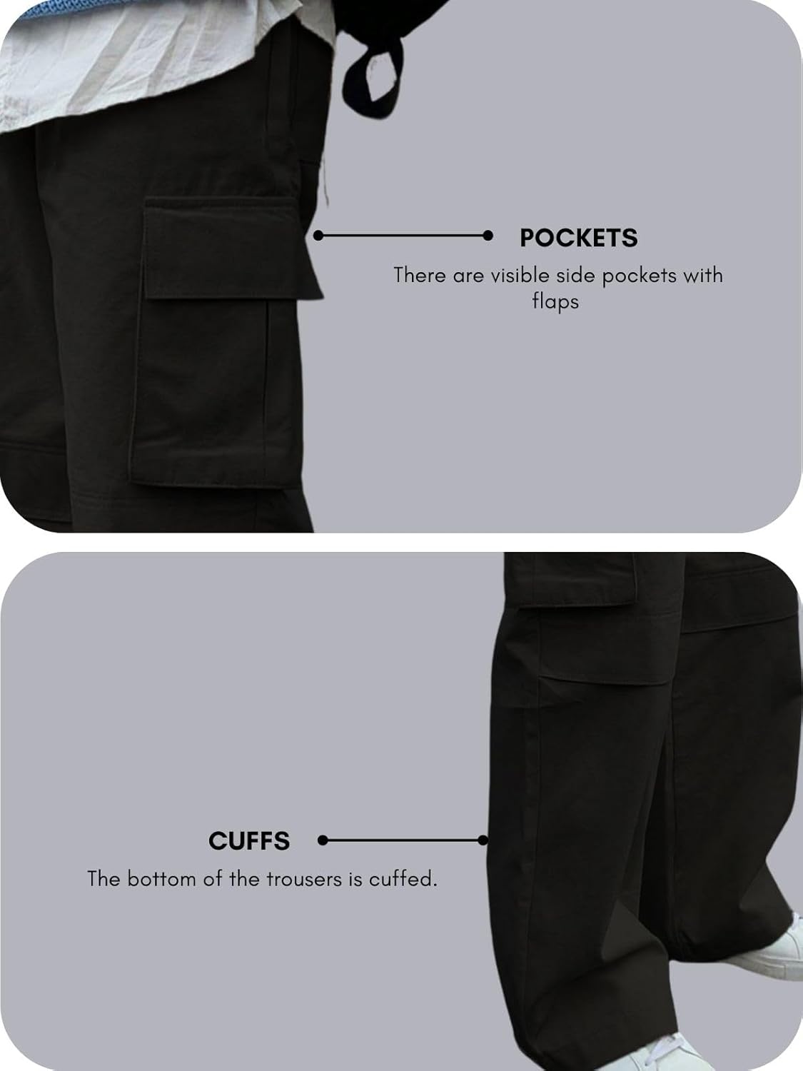 GRECIILOOKS Men Cargo | Men Cargo Pants | Men Cargo Pants Cotton | Cargos for Men | Baggy Cargo Pants for Men | Cargo Trousers for Men