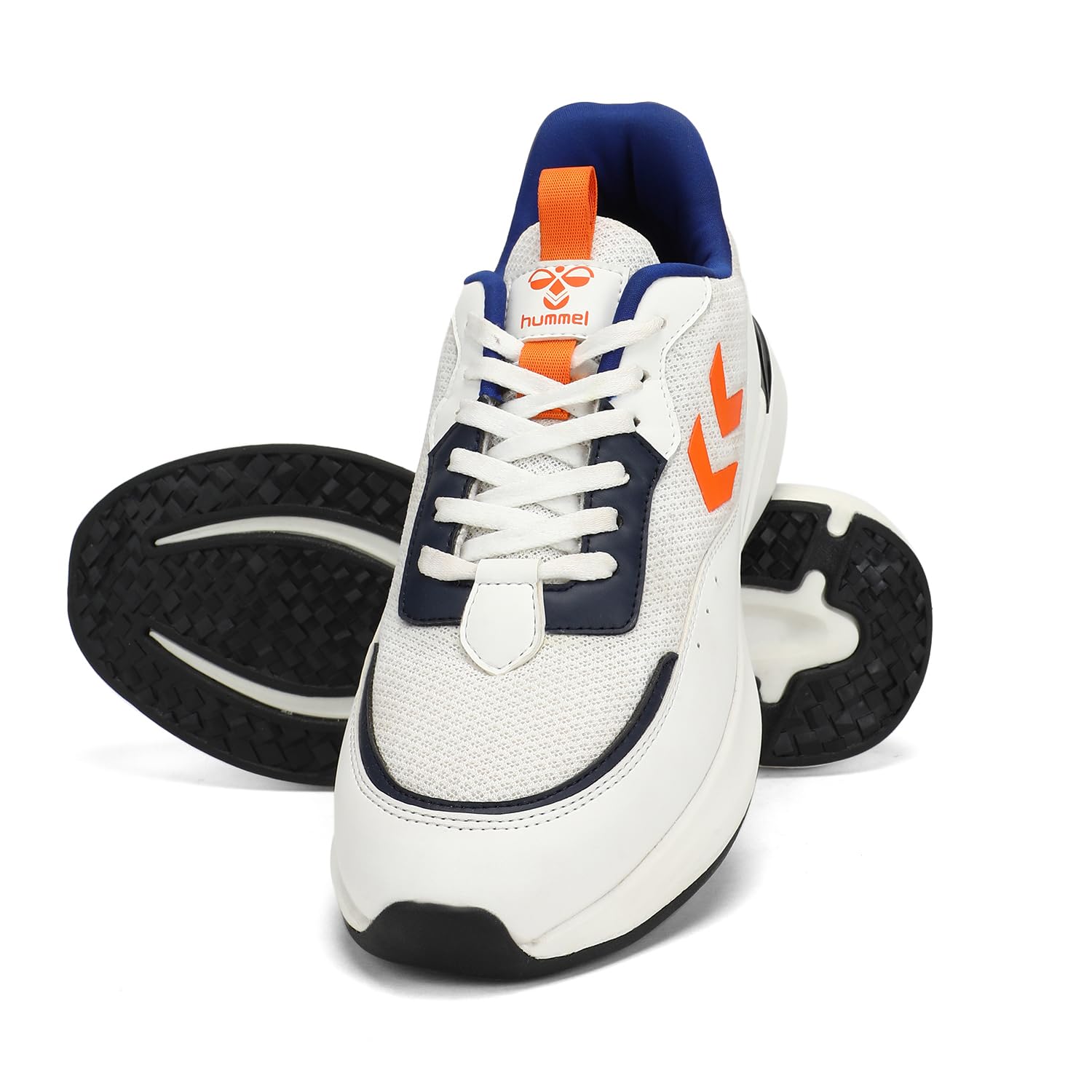 hummel Blaze Lace Up Sports Shoes for Men with Lightweight TPR Sole Comfortable Breathable and Slip Resitant Ideal for Running Walking Gym Trekking Hiking