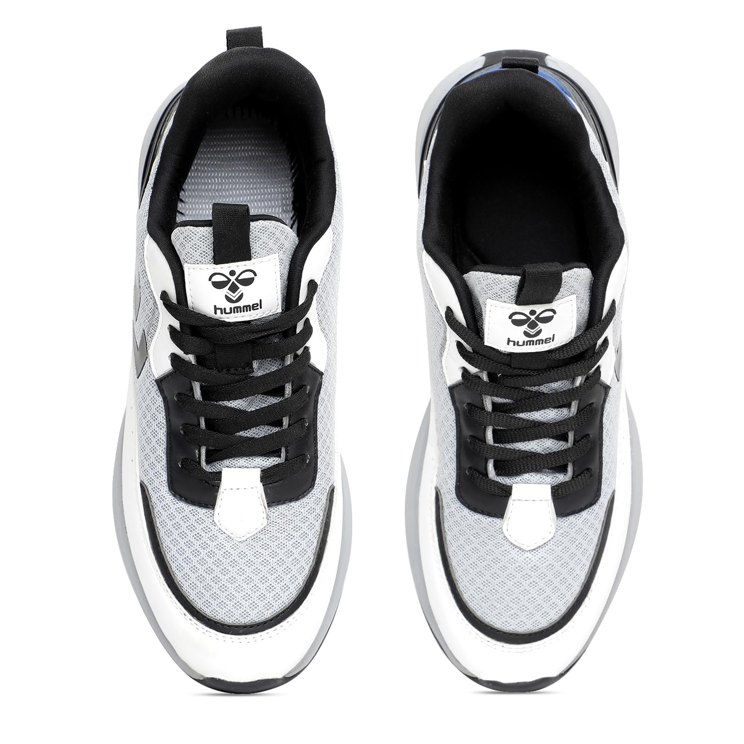 hummel Blaze Lace Up Sports Shoes for Men with Lightweight TPR Sole Comfortable Breathable and Slip Resitant Ideal for Running Walking Gym Trekking Hiking