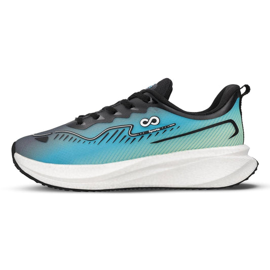 WALKAROO ETPU Sports Shoe for Men's|Perfect for Running, Walking, Gym Training and Outdoor Activities | Breathable Mesh Upper with TPR Outsole | WS9163