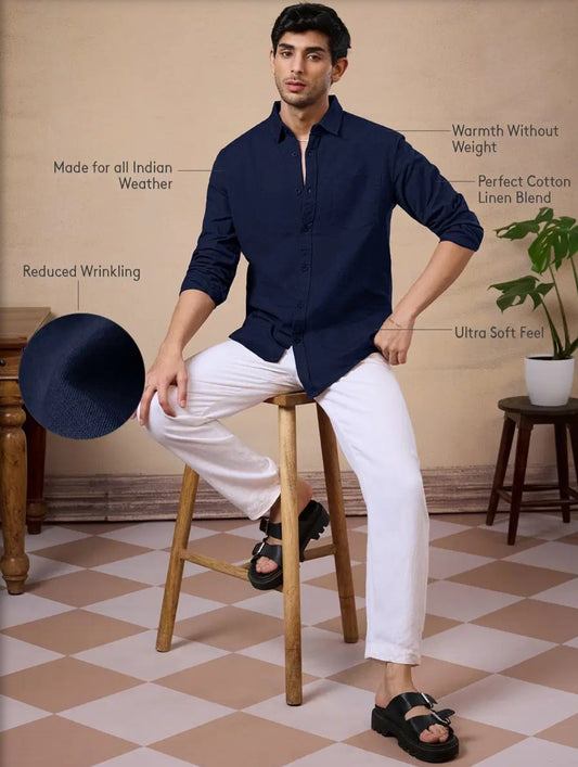 Ultra-Soft Cotton Linen Shirt