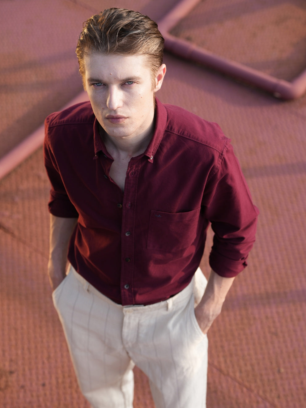 Solid maroon shirt 🎽 premium quality